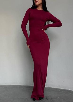 Платье в стиле skims макси длины