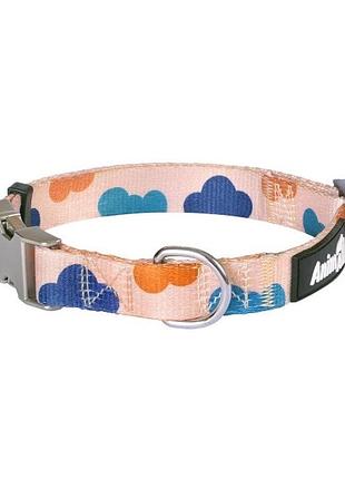 Ошейник animall hl-c-t001a m-6 2x33-50 см розовый (2000981199142)