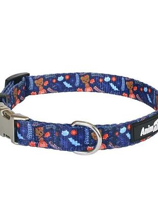 Ошейник animall hl-c-t001a s-4 1.5x28-40 см синий (2000981199067)
