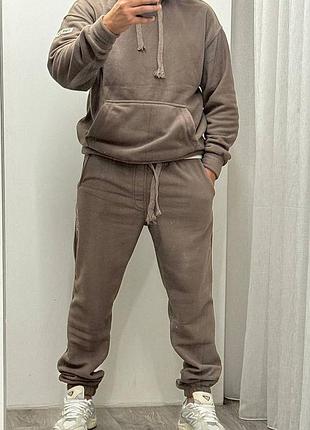 Теплий чоловічий спортивний костюм