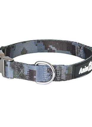 Ошейник animall hl-c-t001a m-5 2x33-50 см серый (2000981199135)
