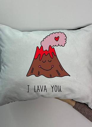 Подушка с принтом плюшевая скамья, 35х45 (1923)