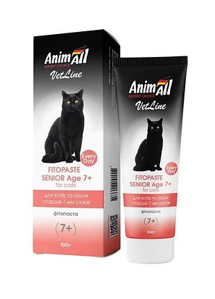 Фитопаста для кошек animall vetline старше 7-ми лет 100 г (4820150206635)
