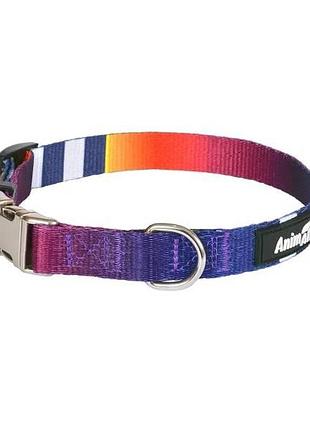 Ошейник animall hl-c-t001a m-3 2x33-50 см абстракция разноцветный (2000981199111)