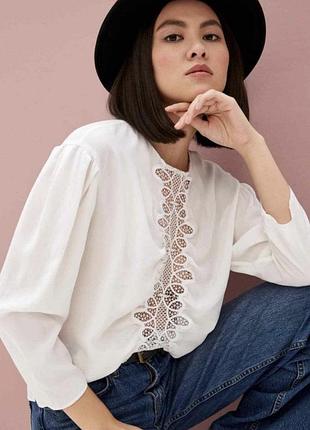 Блуза sandro, 100% шовк