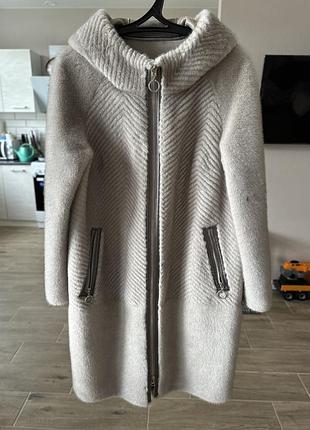 Шуба зі штучної норки, двостороння