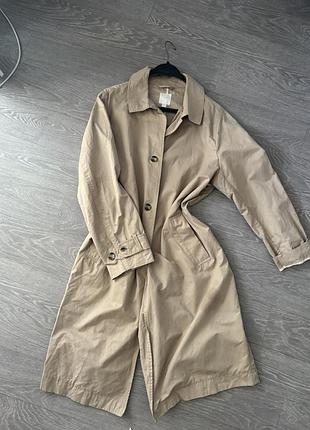 Тренч жіночий hm бежевий m-xl універсальний
