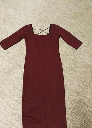 Платье женское бордо размер м