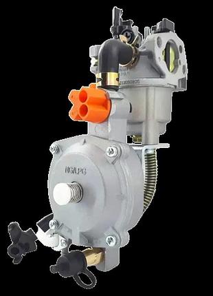 Сменный карбюратор для генераторов и мотоблоков opt-top 1-4квт с редуктором и переключателем краном