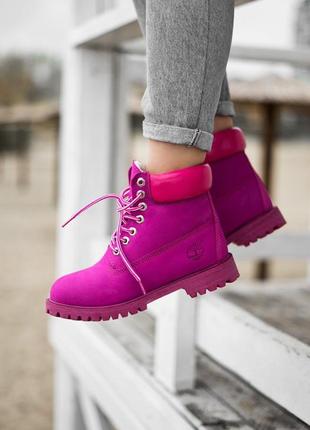 Женские зимние ботинки тимберленд с мехом, timberland1 фото