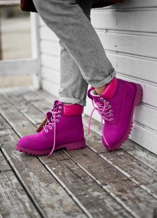 Женские зимние ботинки тимберленд с мехом, timberland5 фото