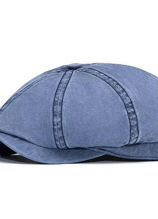 Кепка newsboy / хуліганка / кепка газетника джинсова