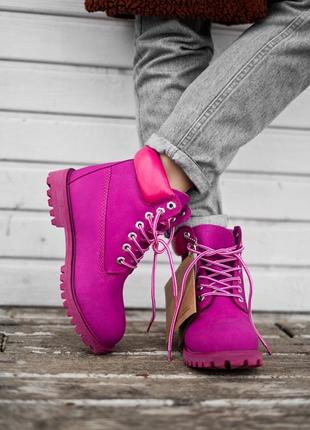 Женские зимние ботинки тимберленд с мехом, timberland9 фото