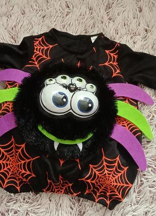 Костюм паука паучка летающей мыши хелловин праздник осени