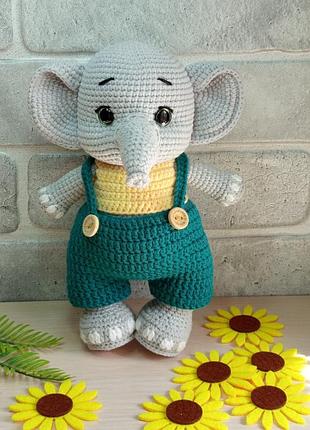 Слоник, мягкая игрушка, ручная работа