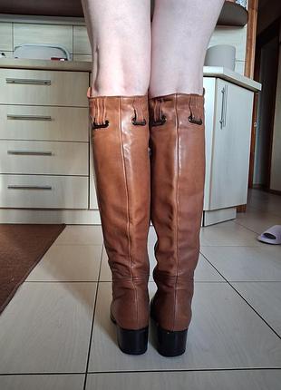 Сапонины кожуни длинные женские размер 38.цвет коричневый.