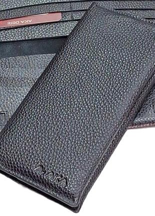 Кошелек купюрник кожаный черный aka deri 20*9*2 (туречна)