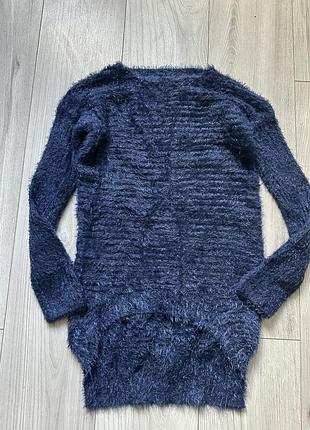 Кофта травка асиметрична мʼяка джемпер туніка