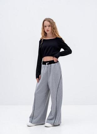 Теплые брюки на флисе для девушек