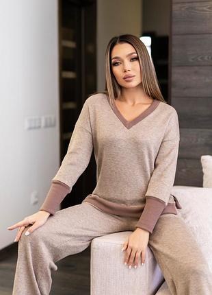 Костюмы женские брючные теплые