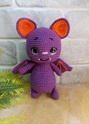 Кажан, мягкая игрушка, ручная работа