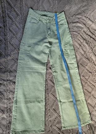 Брюки карго цвета хаки