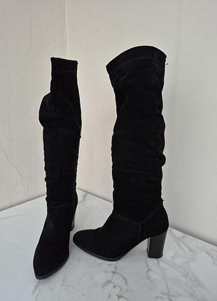 Сапоги женские замшевые на флисе 36 размер