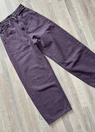 Baggy джинси фіолетові pull&bear