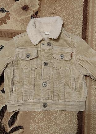 Дитяча велветова куртка