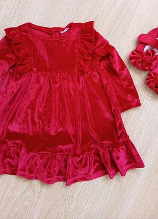 Платье на девочку 12-18 мес