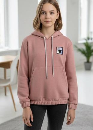 Худи детские на флисе с капюшоном