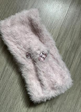 Новая вязаная повязка на голову