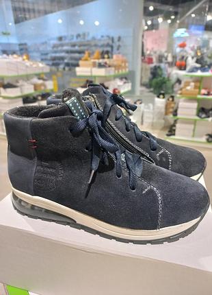 💛демисезонные высокие кроссовки, ботинки, натуральная замша, размер 32