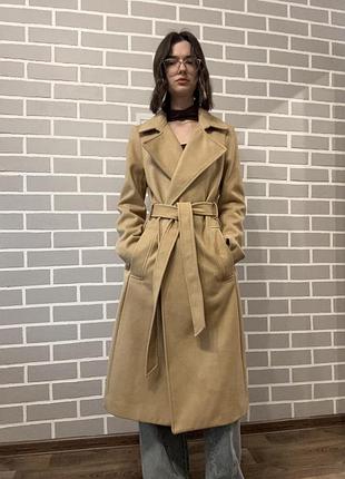 Пальто драпове класичне жіноче h&m