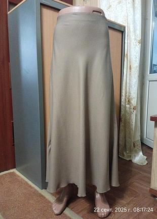 Юбка-макси шифоновая годе , размер l / xl