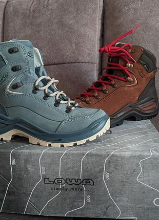 Жіночі трекінгові черевики туристичні lowa renegade 100 gtx mid gore-tex оригінал