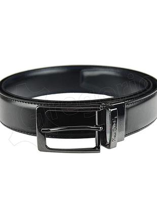 Мужской ремень pierre cardin fwjx5 double black-blue