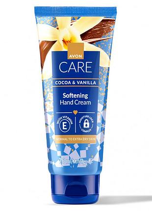 Смягчающий крем для рук с маслом какао и экстрактом ванили, 75 мл