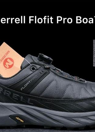 ,кроссовки мужские меррелл (merrell flofit pro boa) серый, термо