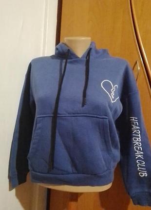 Толстовка на флисе на девочку 11 лет