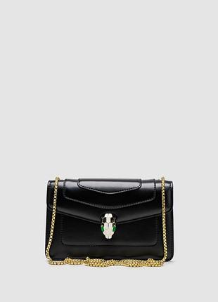 ❤️ bvlgari serpenti forever crossbody mini bag black