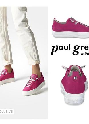 Paul green австрія фірмові зручні шкіряні жіночі кросівки снікерси натуральна шкіра