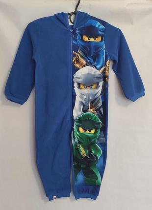 Новый флисовый кигуруми lego® ninjago®, 98/104 (2-4 года). сток с биркой.
