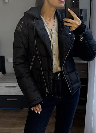 Тепла чорна куртка від miss sixty