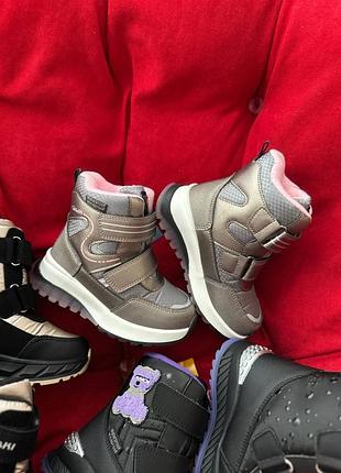 Термо ботинки 184, р.28,30,31,32,33, комбинированный