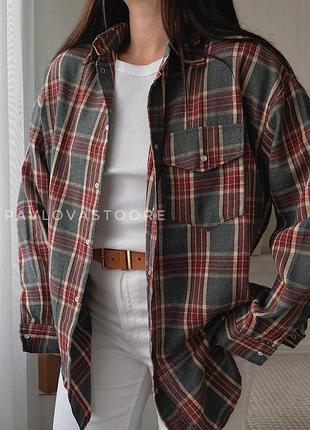 Стильна картата сорочка