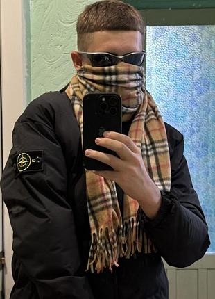 Шарф burberry, casual style