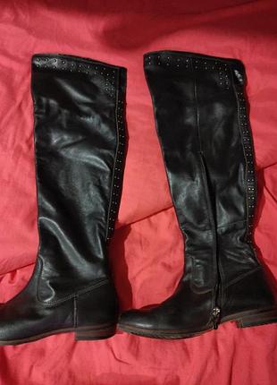 Кожанные евро ботфорты 🍁❄️☔