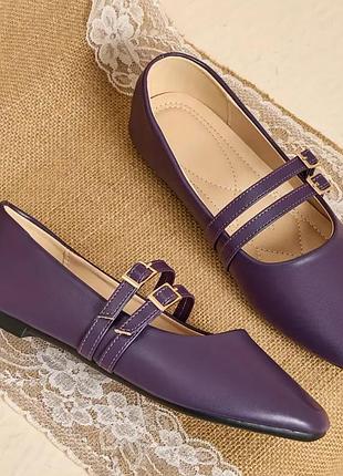 Туфли фиолетовые