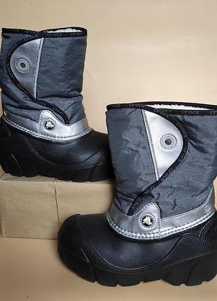 Утепленные сапоги сапожки crocs j2.
размер 33-34 длина стельки 21 см.